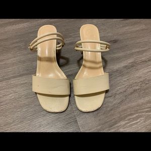Women's Slip on Sandal Beige
